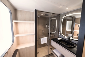 Upper decks balcony stateroom